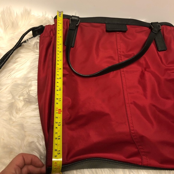 Burberry Buckleigh Red Nylon Tote - Picture 13 of 13